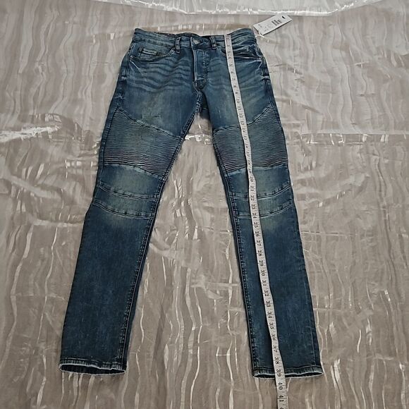 H&M Men Skinny Jeans 30 Light Blue Washed - Picture 7 of 16